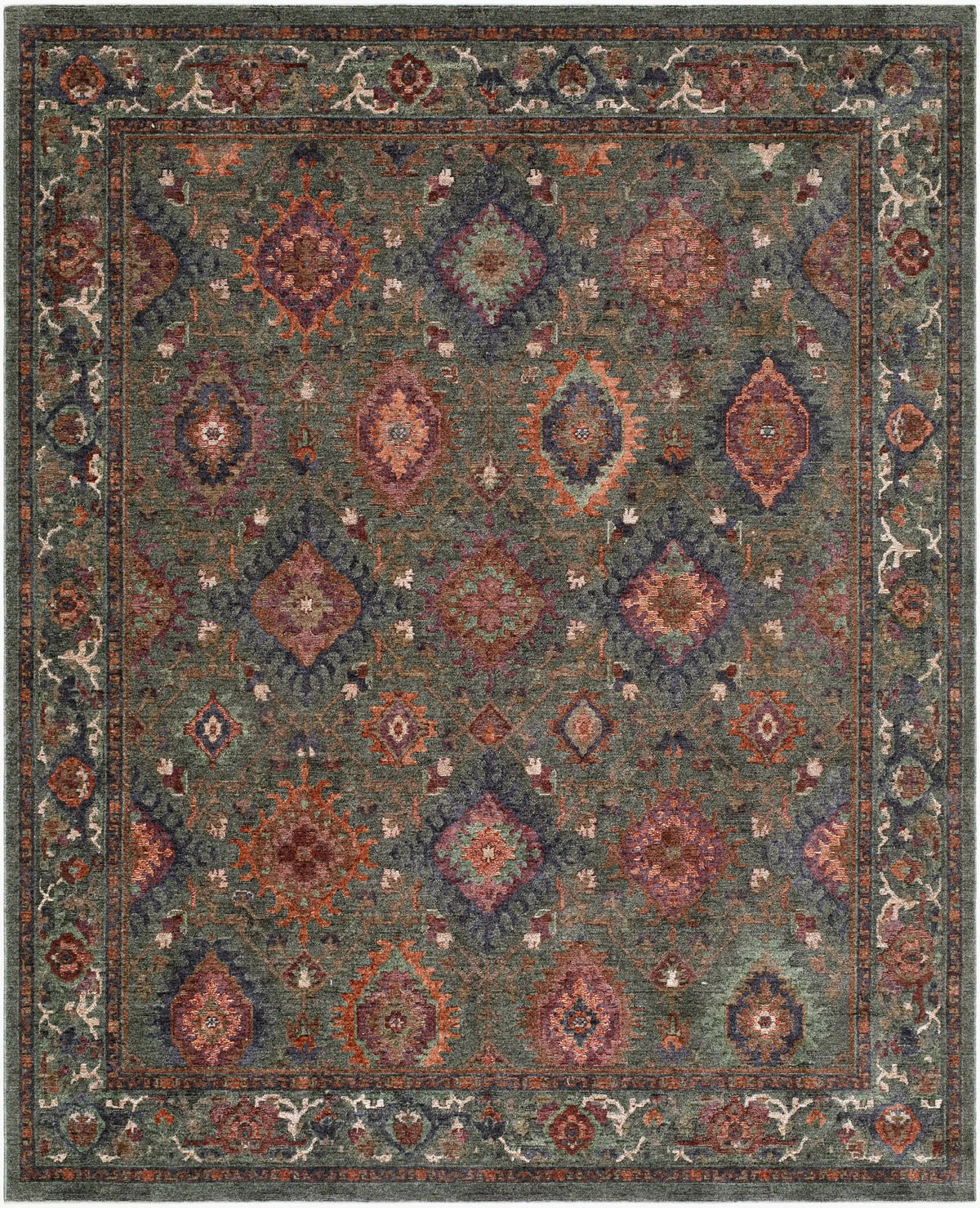 LIVABLISS Pacific PCF-2302 Teal Area Rug