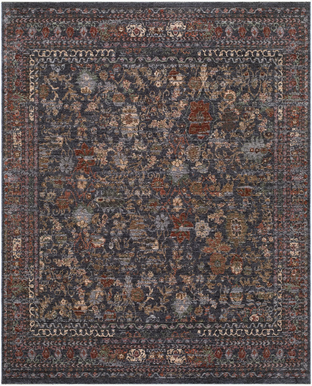 LIVABLISS Pacific PCF-2303 Midnight-Blue Area Rug
