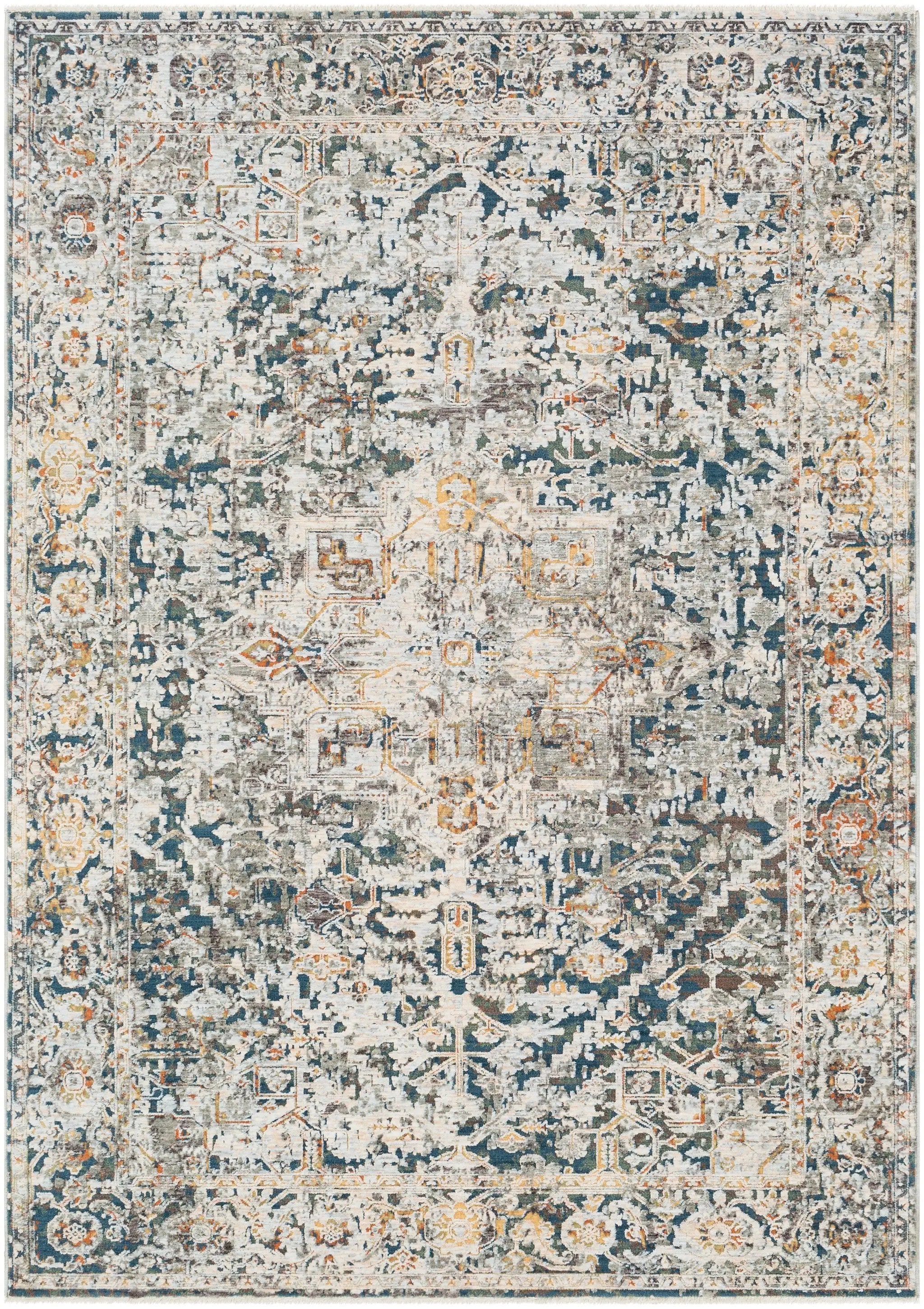 Presidential PDT-2300 Ice-Blue Area Rug by LIVABLISS
