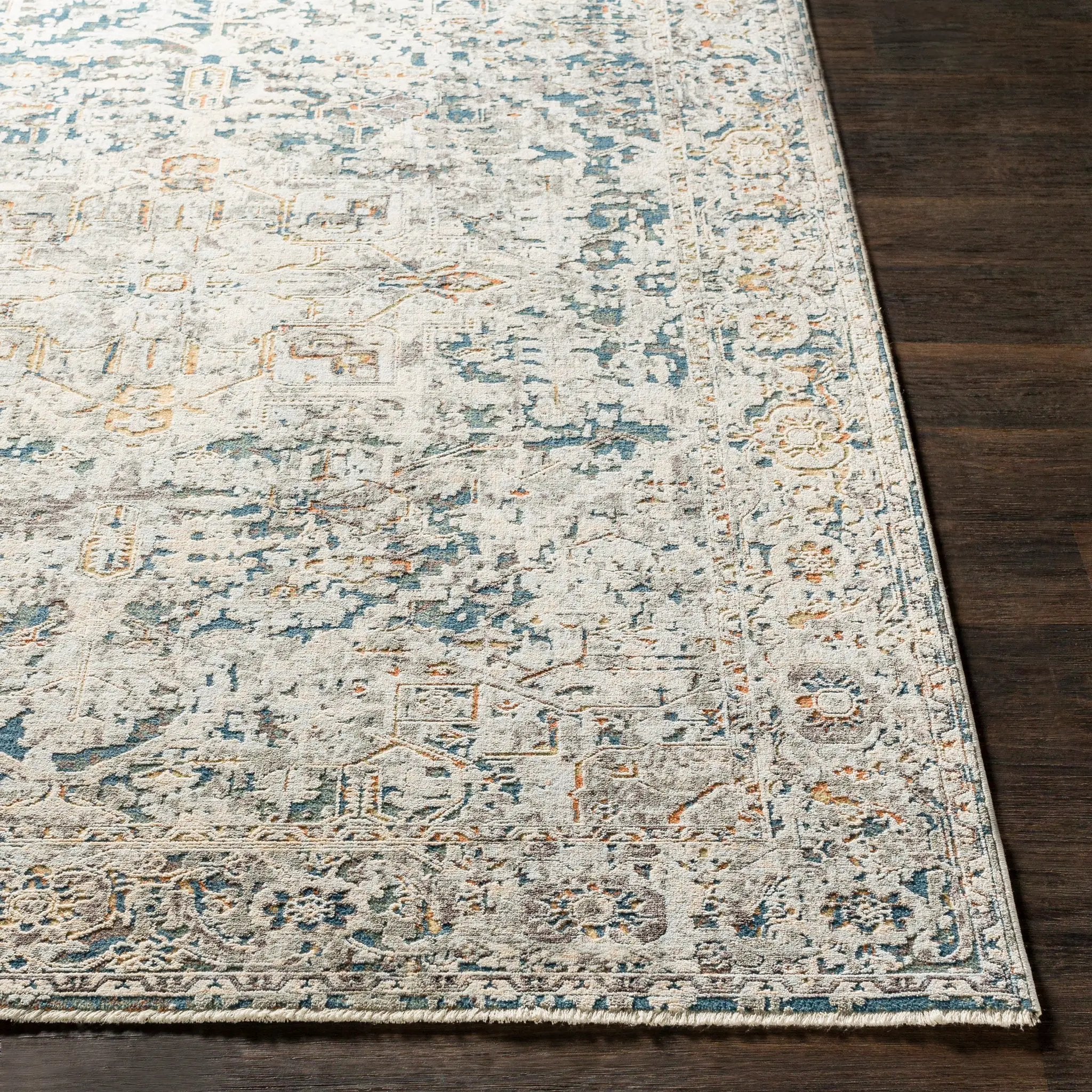 Presidential PDT-2300 Ice-Blue Area Rug by LIVABLISS