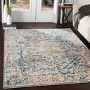 Surya Presidential PDT-2300 Ice Blue Area Rug by LIVABLISS