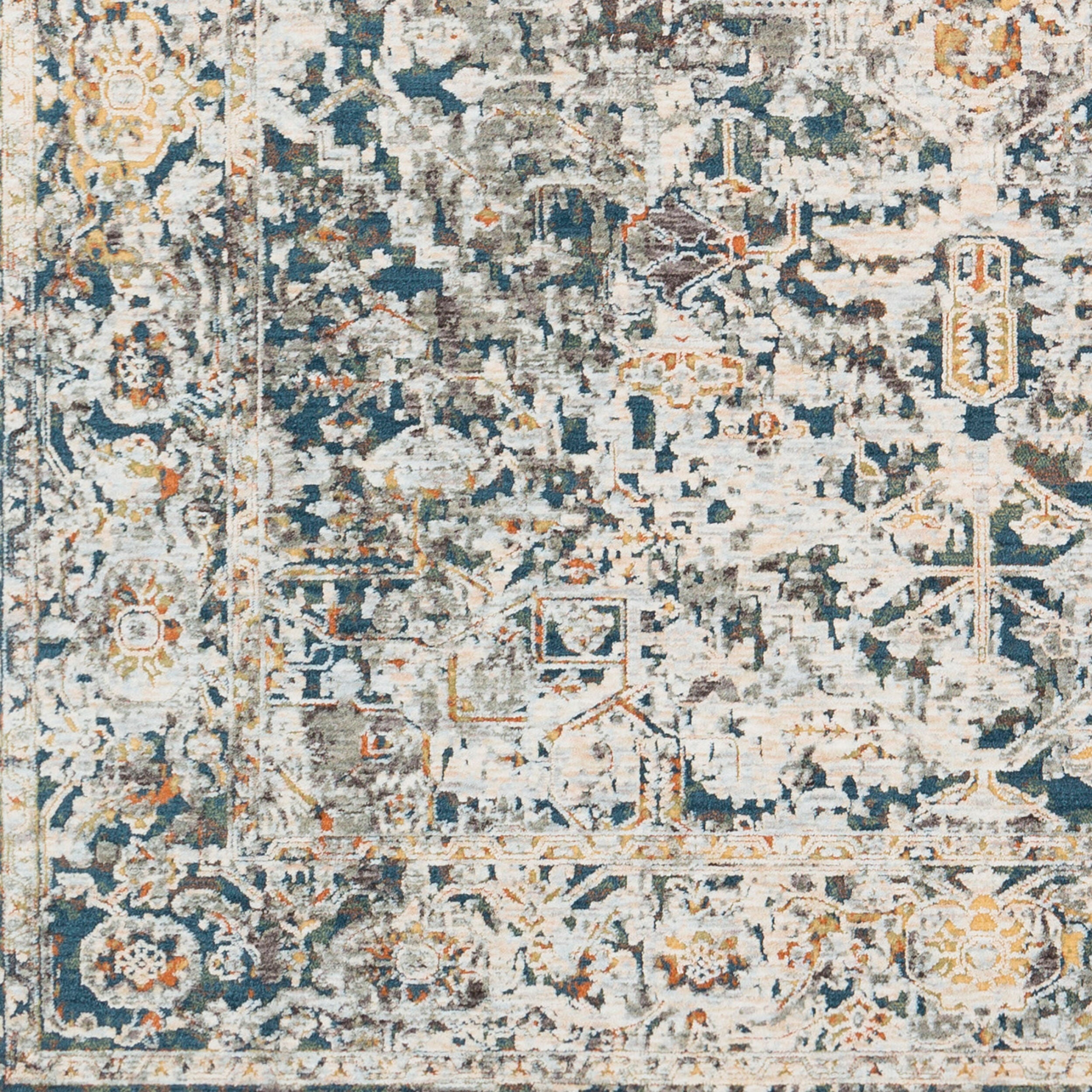 Surya Presidential PDT-2300 Ice Blue Area Rug by LIVABLISS