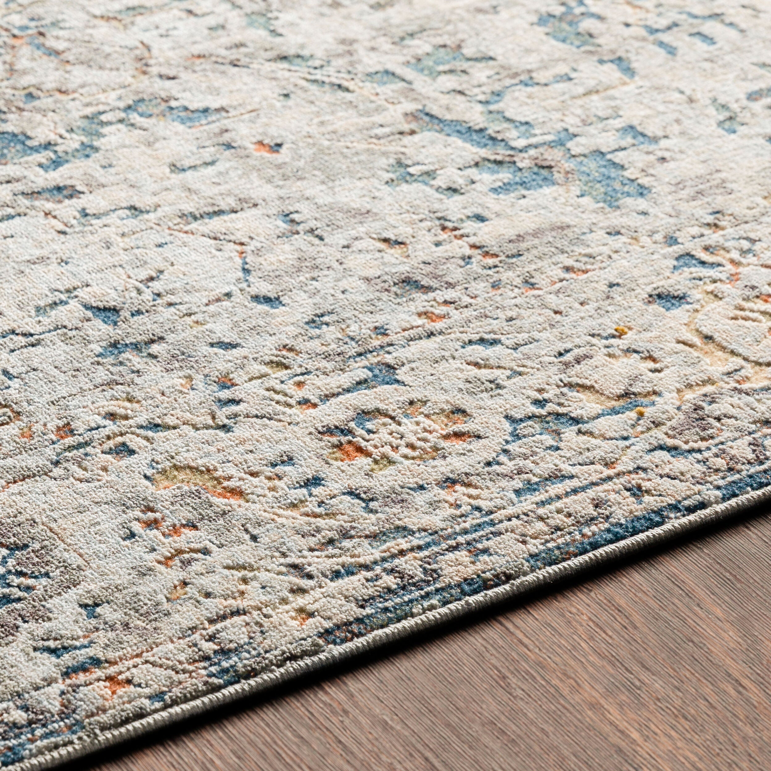 Surya Presidential PDT-2300 Ice Blue Area Rug by LIVABLISS