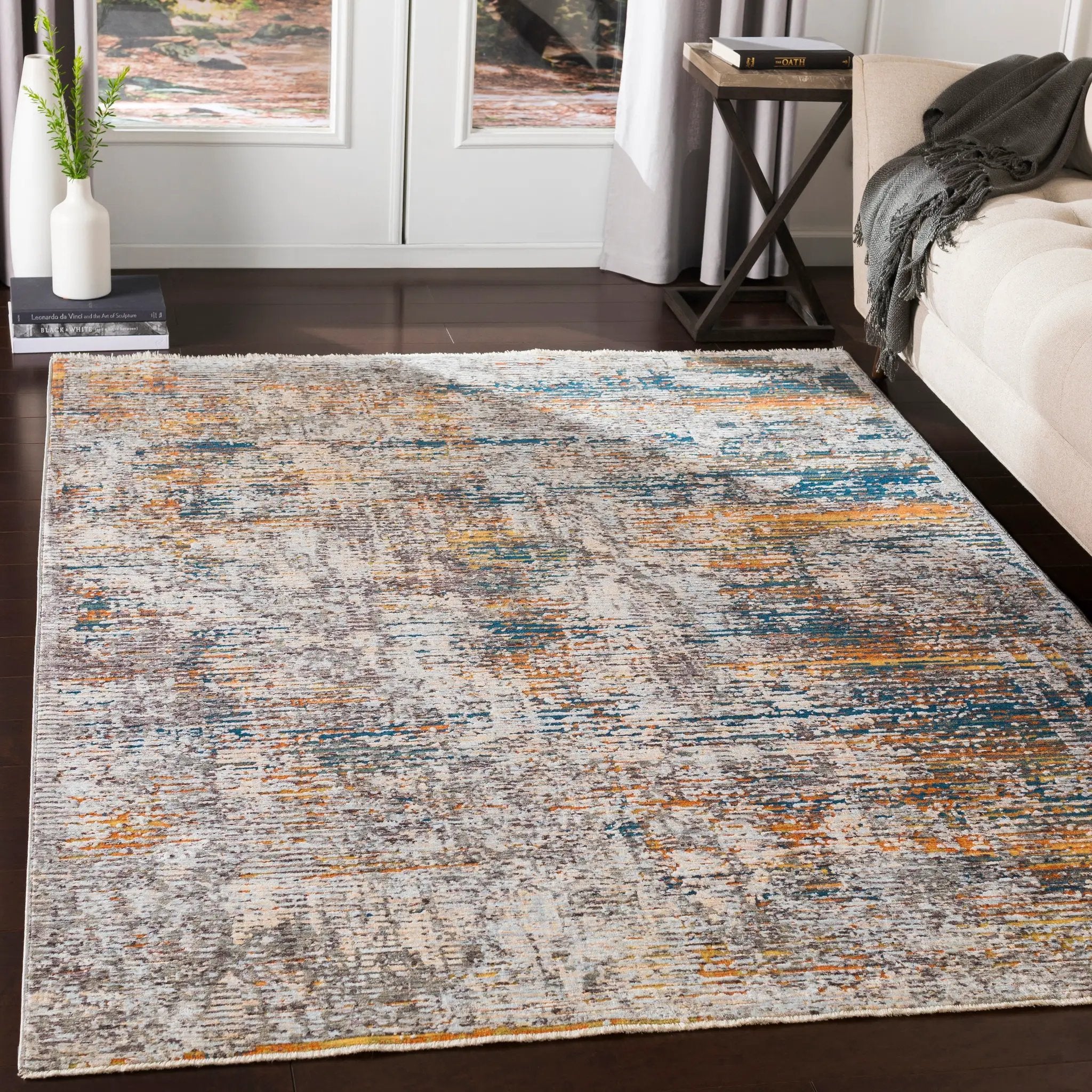 Presidential PDT-2305 Blue Area Rug by LIVABLISS