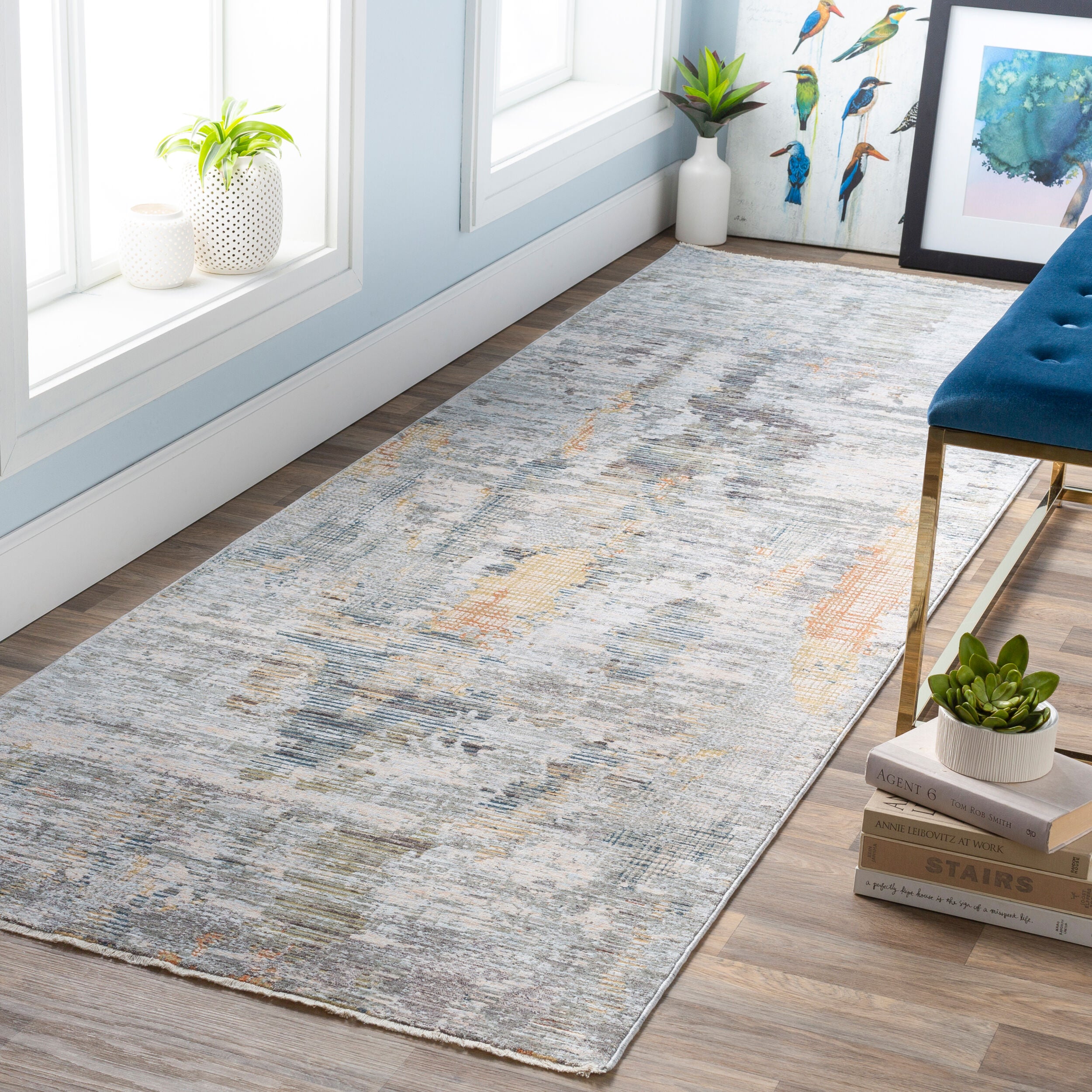 Surya Presidential PDT-2306 Light Olive Area Rug by LIVABLISS