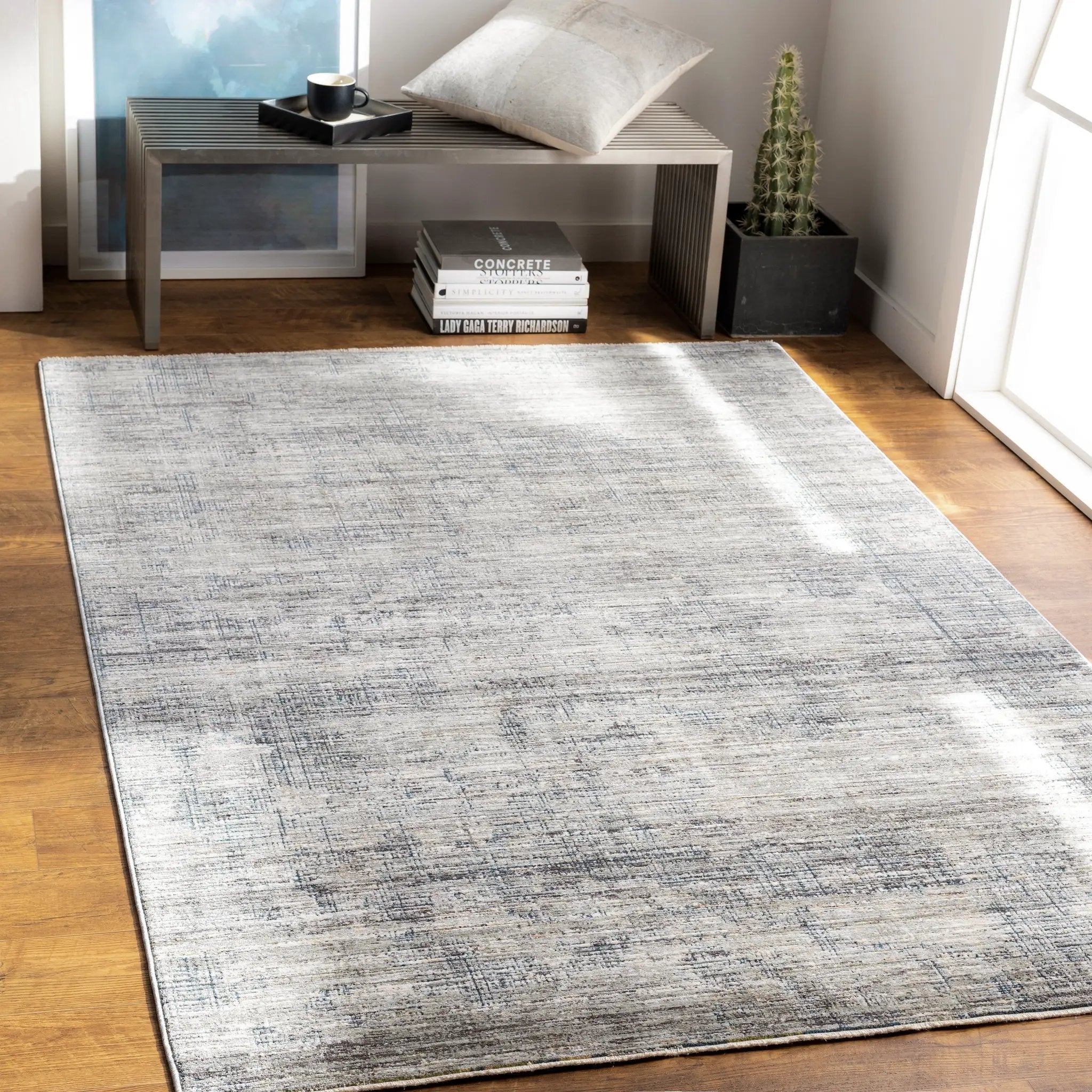 Presidential PDT-2308 Gray Area Rug by LIVABLISS