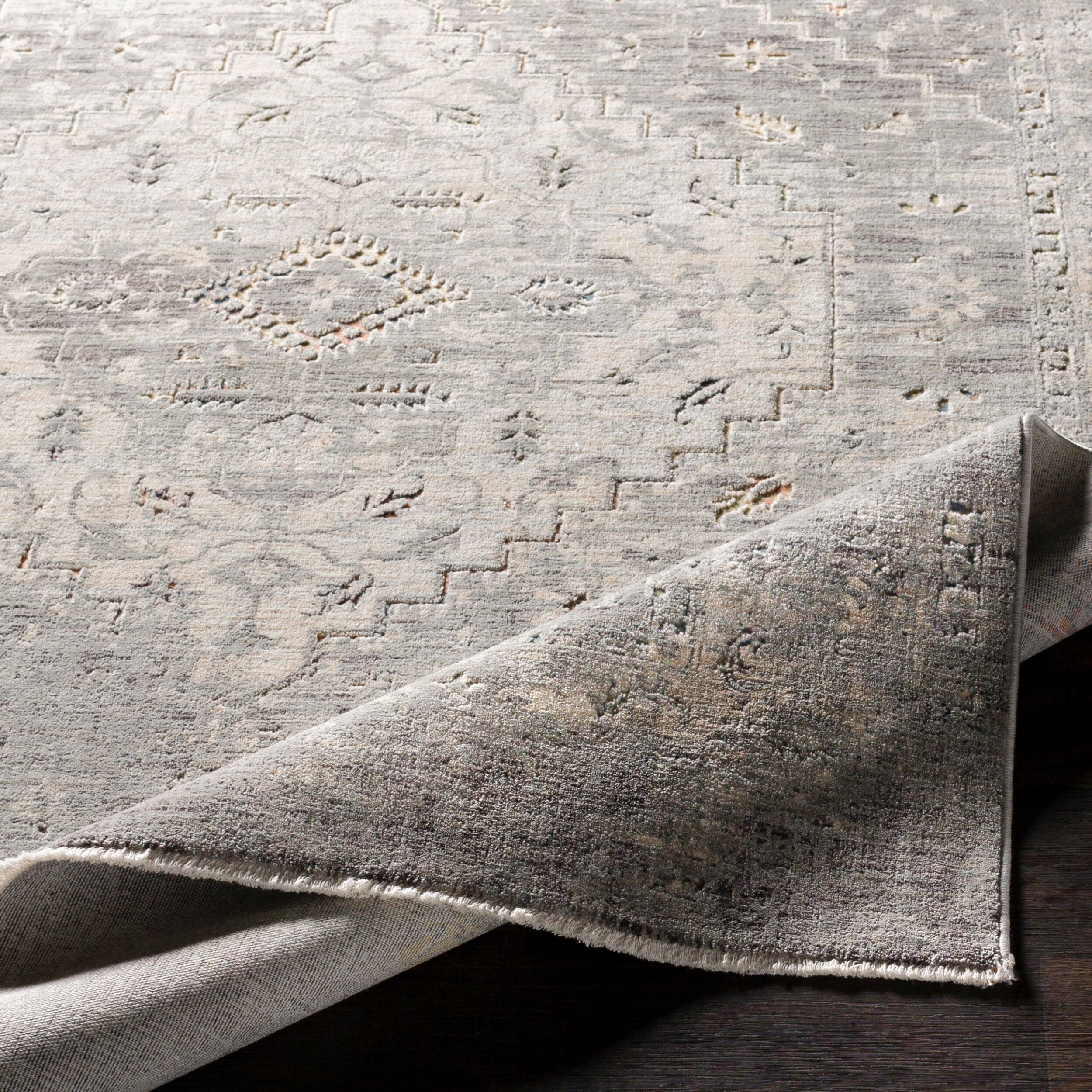 Surya Presidential PDT-2311 Gray Area Rug by LIVABLISS