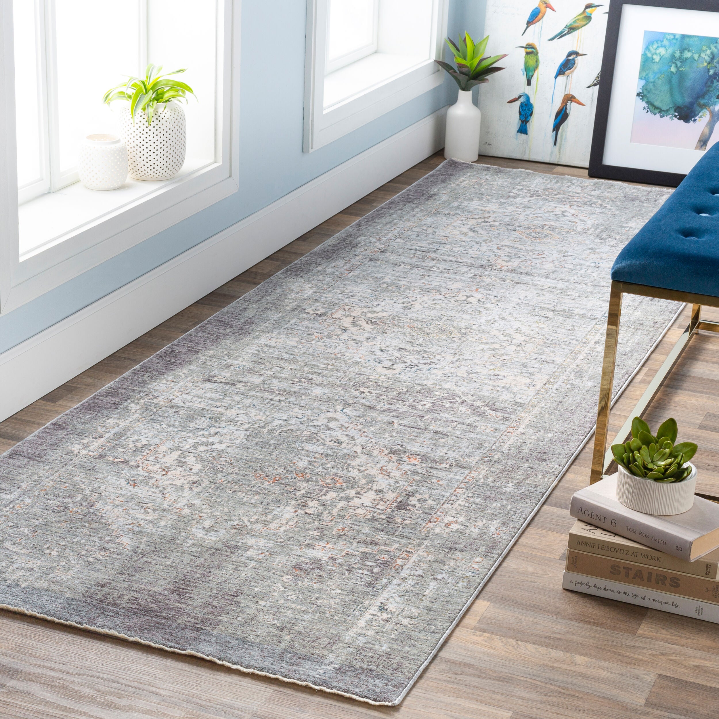 Surya Presidential PDT-2311 Gray Area Rug by LIVABLISS
