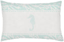 Surya Seasalt & Seahorses PHDSH-001 Lumbar Pillow by LIVABLISS