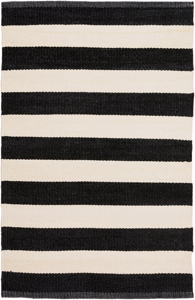 Surya Picnic PIC-4005 Black Area Rug by LIVABLISS