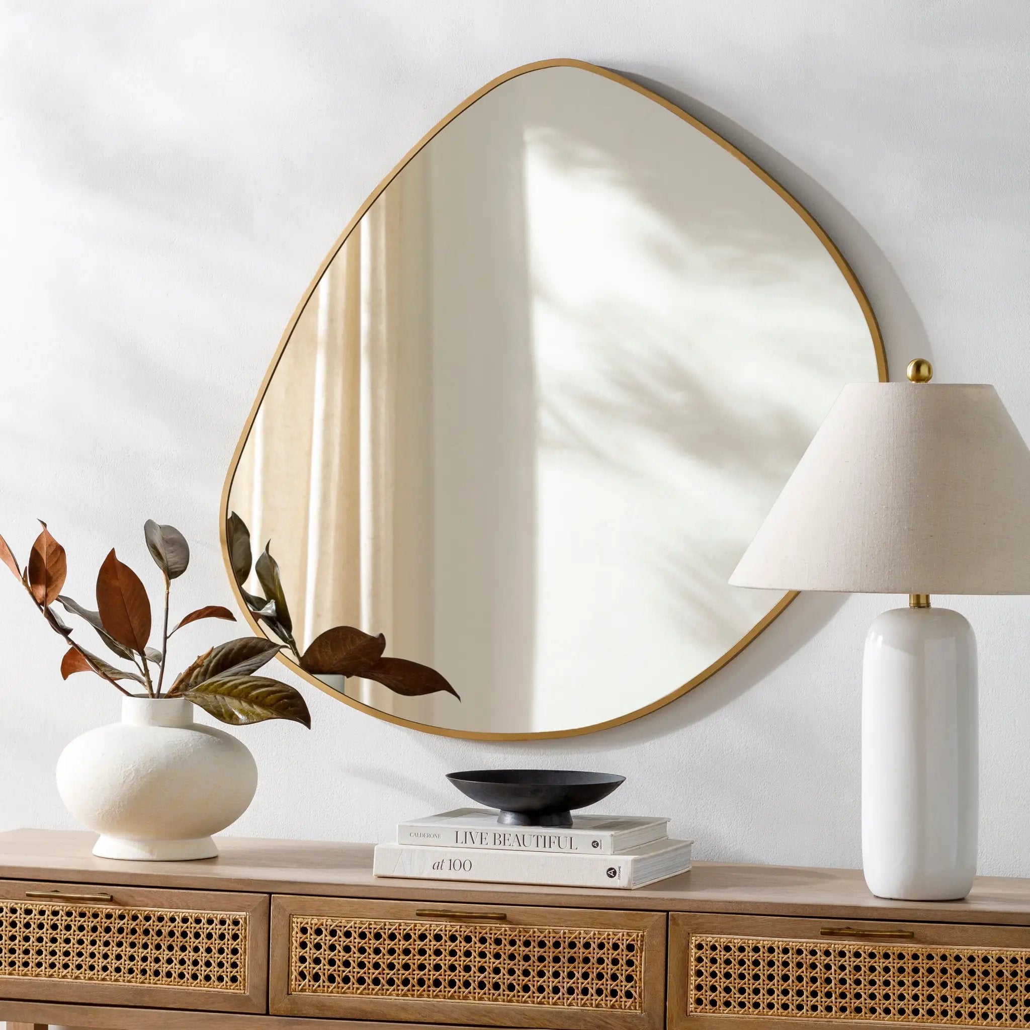 Pebble Accent Mirror by LIVABLISS