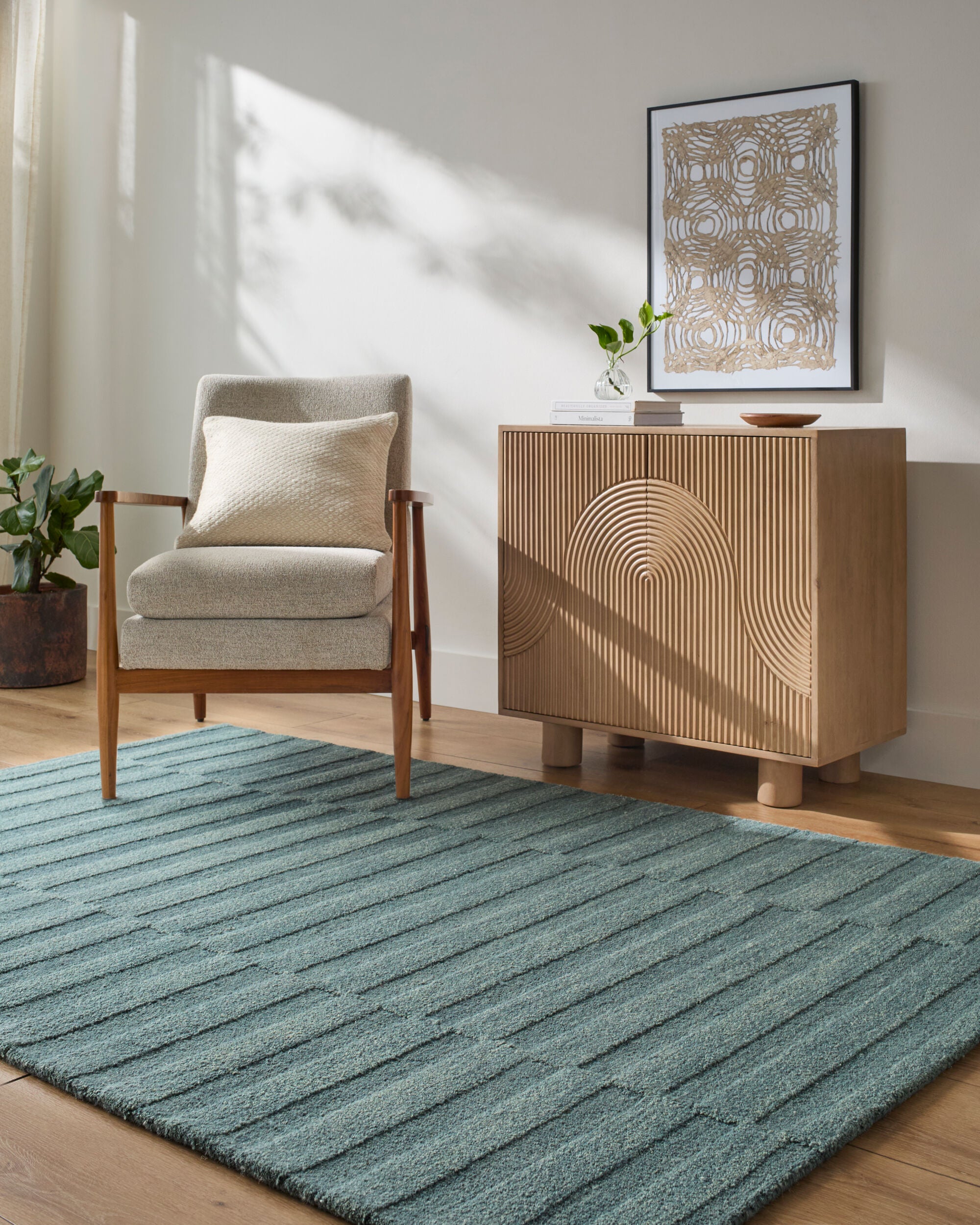 Our PNW Home x LIVABLISS Idaho PNWID-2303 Slate Blue Area Rug