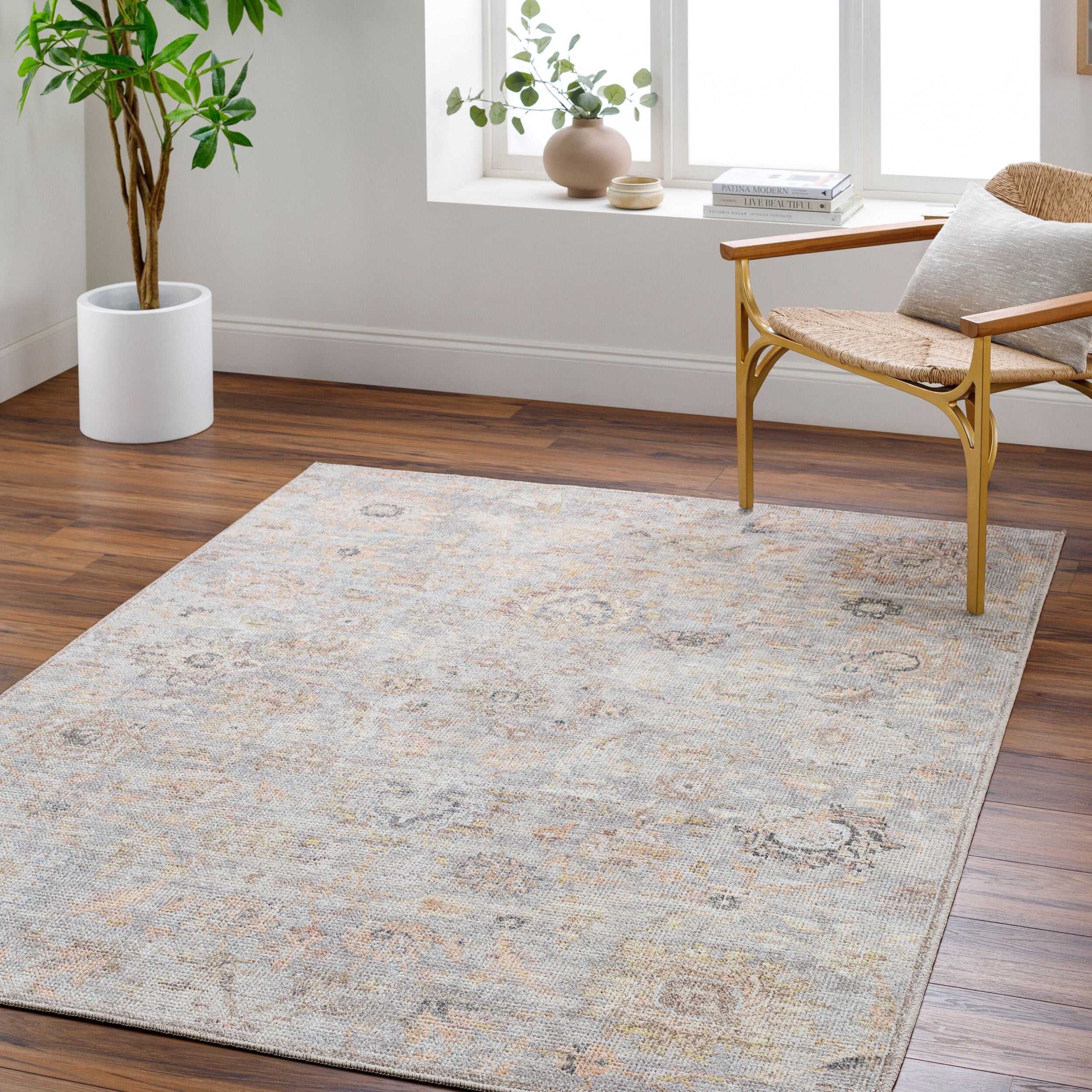 Our PNW Home Olympic PNWOL-2301 Gray Area Rug by LIVABLISS