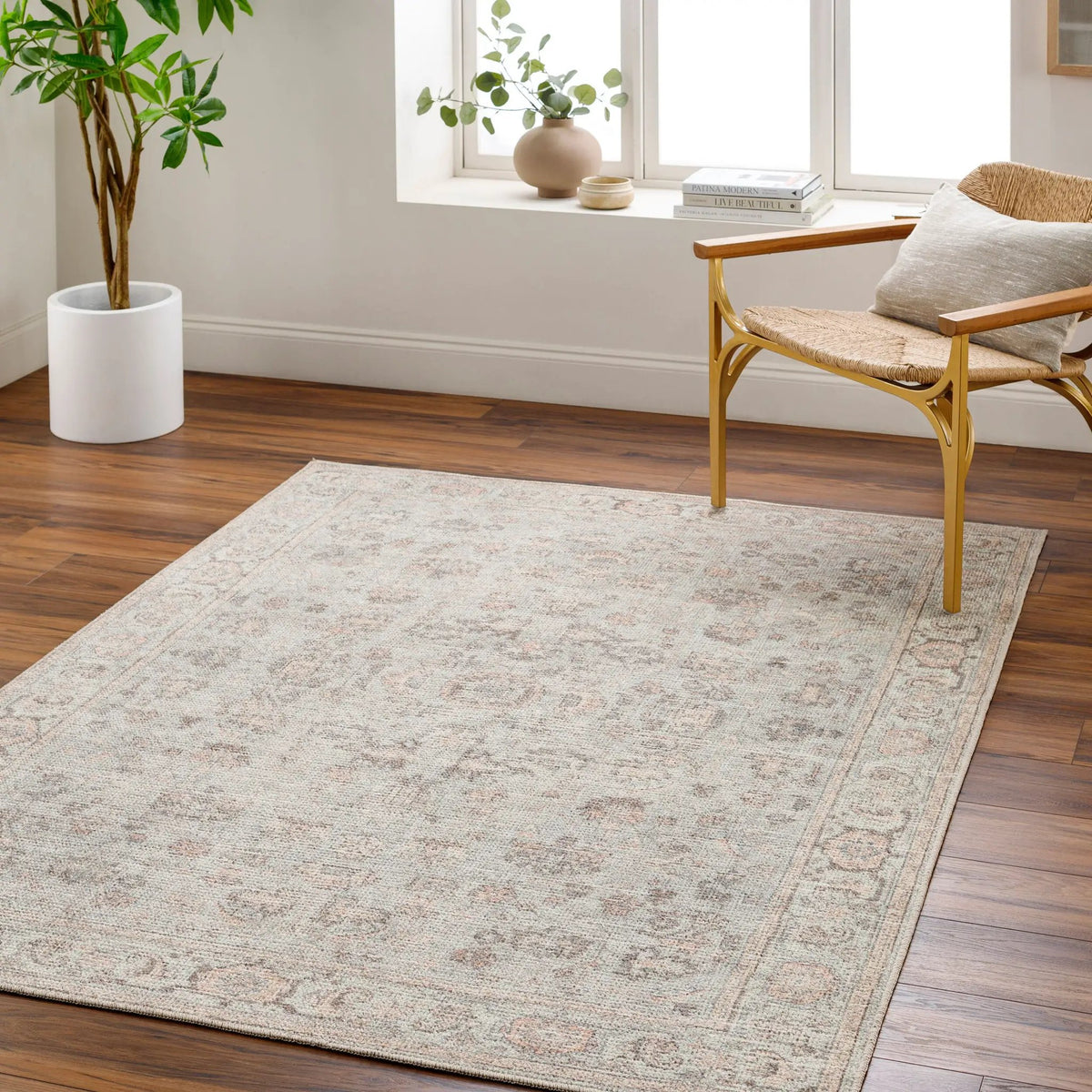 Olympic PNWOL-2303 Sky Blue Area Rug by Our PNW Home x LIVABLISS