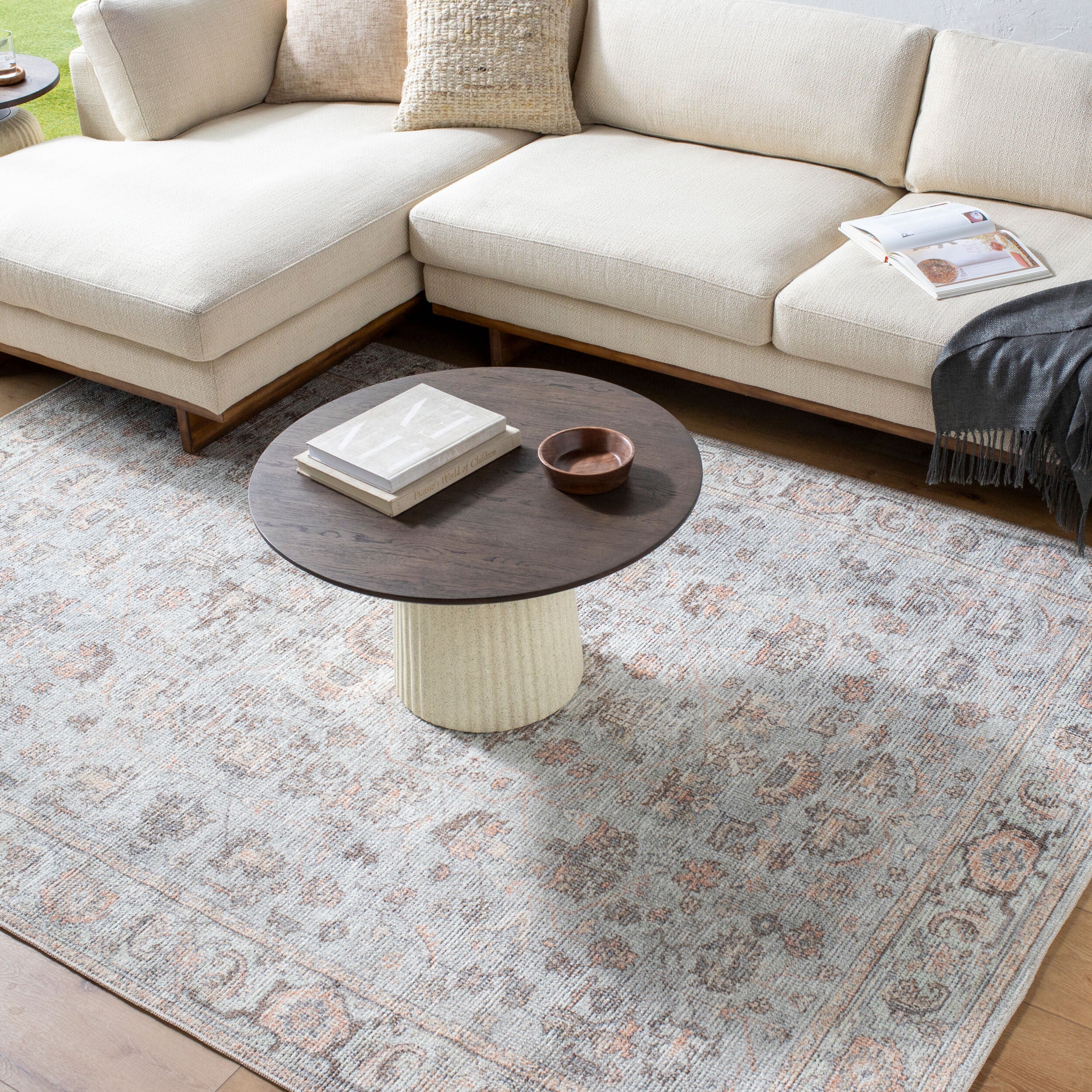Our PNW Home x LIVABLISS Olympic PNWOL-2303 Sky Blue Area Rug