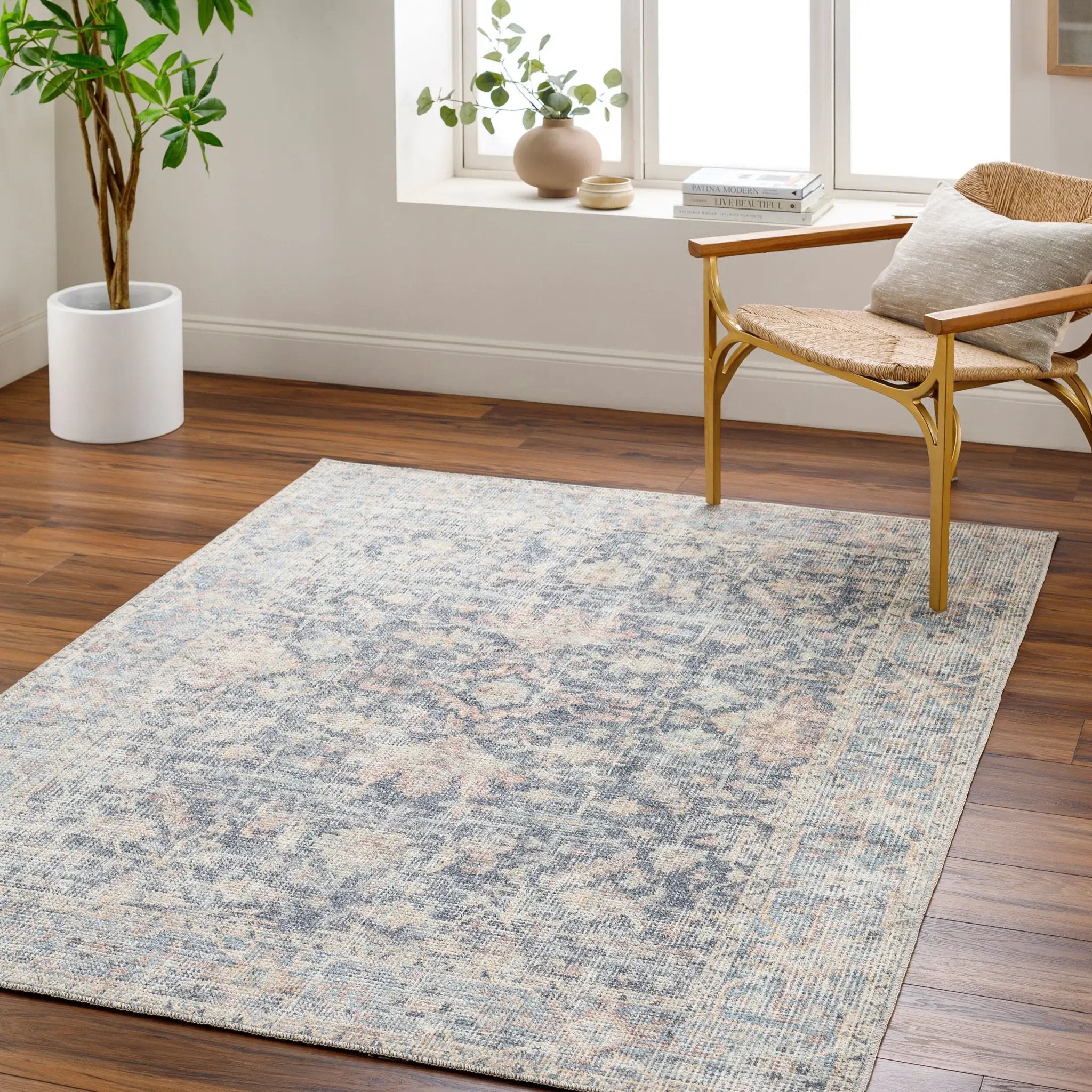 Olympic PNWOL-2304 Charcoal Area Rug by Our PNW Home x LIVABLISS