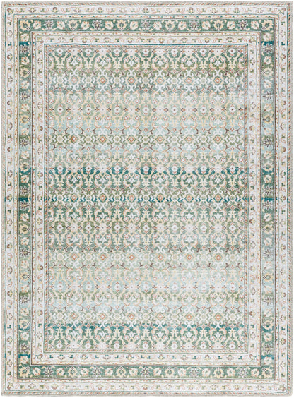 Our PNW Home Rainier PNWRN-2304 Olive Machine Washable Area Rug by LIVABLISS