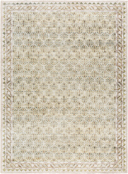 Our PNW Home Rainier PNWRN-2305 Olive Machine Washable Area Rug by LIVABLISS