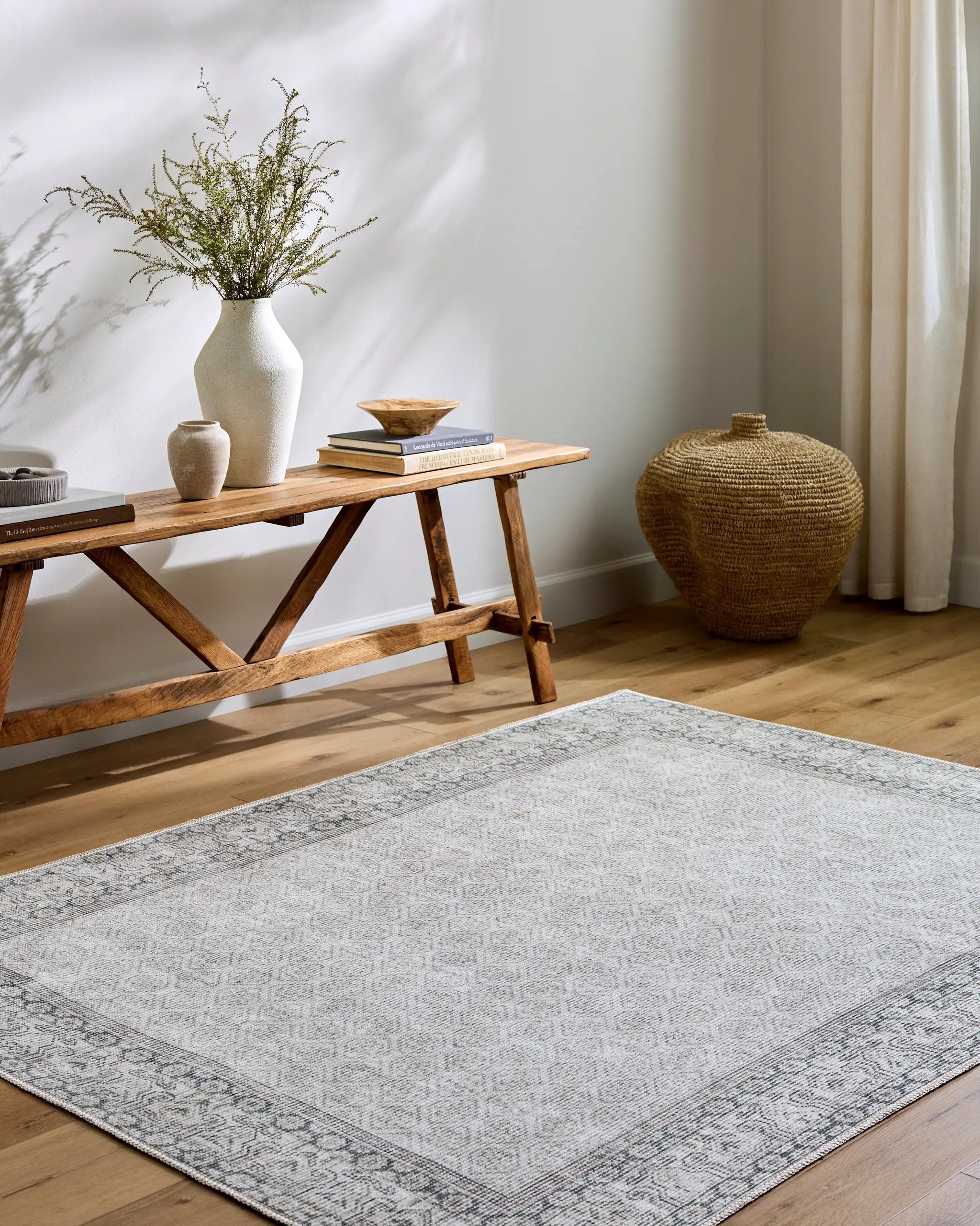 Rainier PNWRN-2308 Off-White / Blue Area Rug by Our PNW Home x LIVABLISS