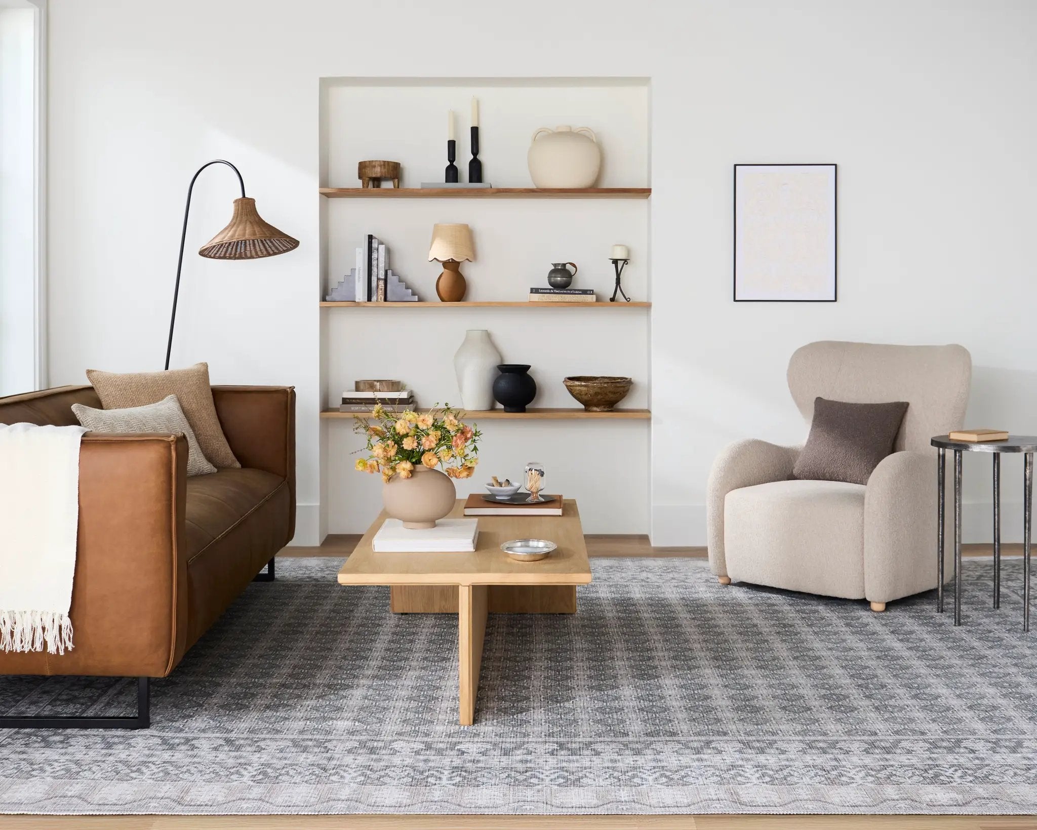 Rainier PNWRN-2313 Pale Blue Area Rug by Our PNW Home x LIVABLISS
