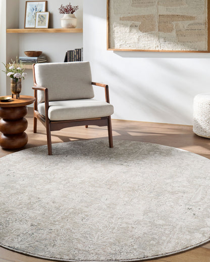 Livabliss Poetry POI-2300 Cream Area Rug by LIVABLISS
