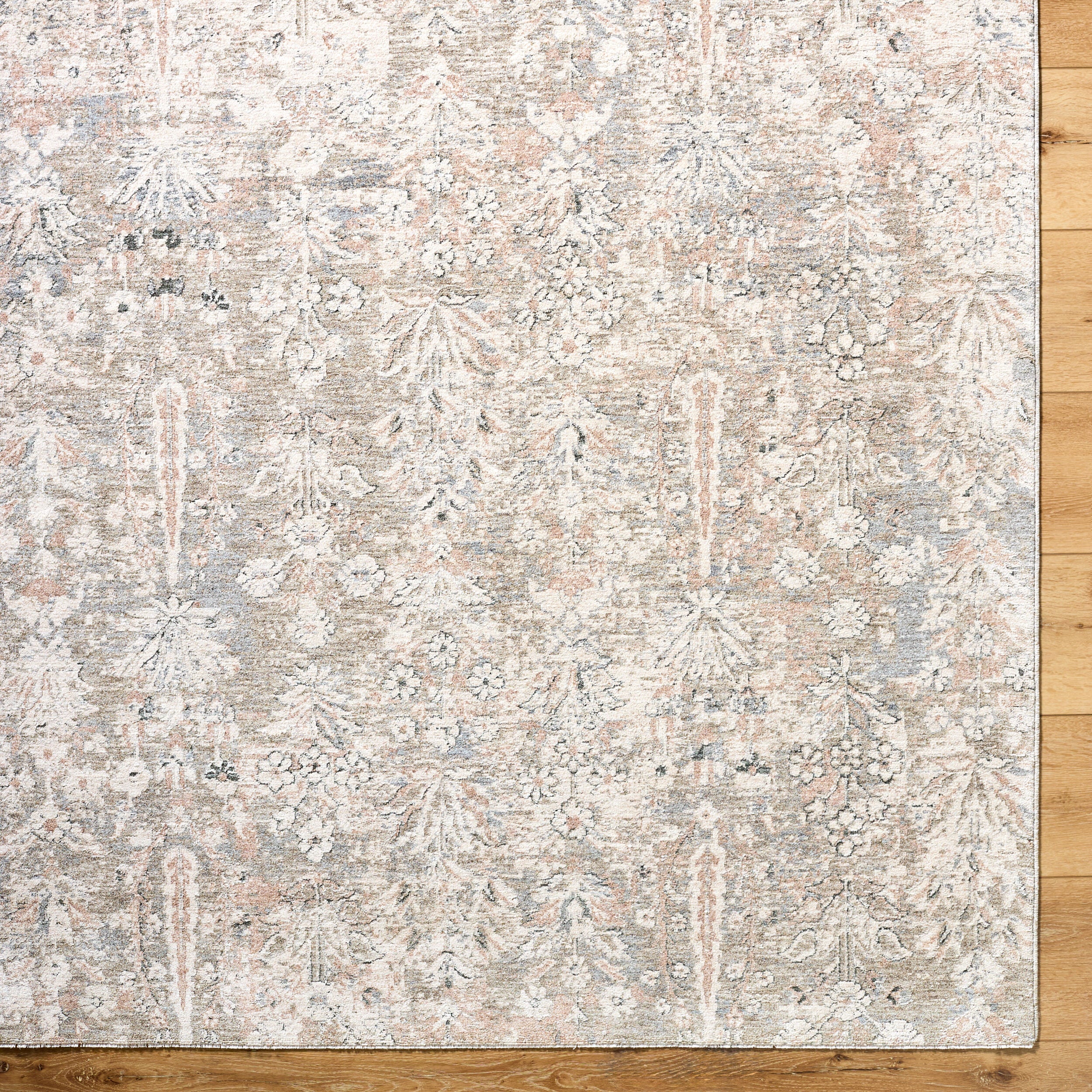Livabliss Poetry POI-2300 Cream Area Rug by LIVABLISS