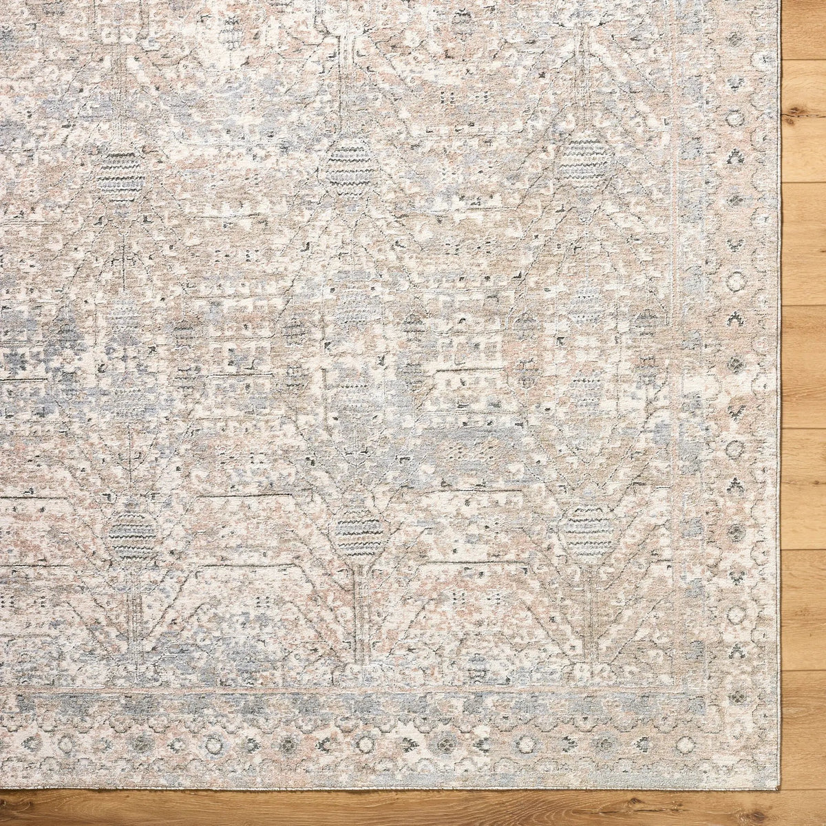 Poetry POI-2302 Cream Area Rug by LIVABLISS