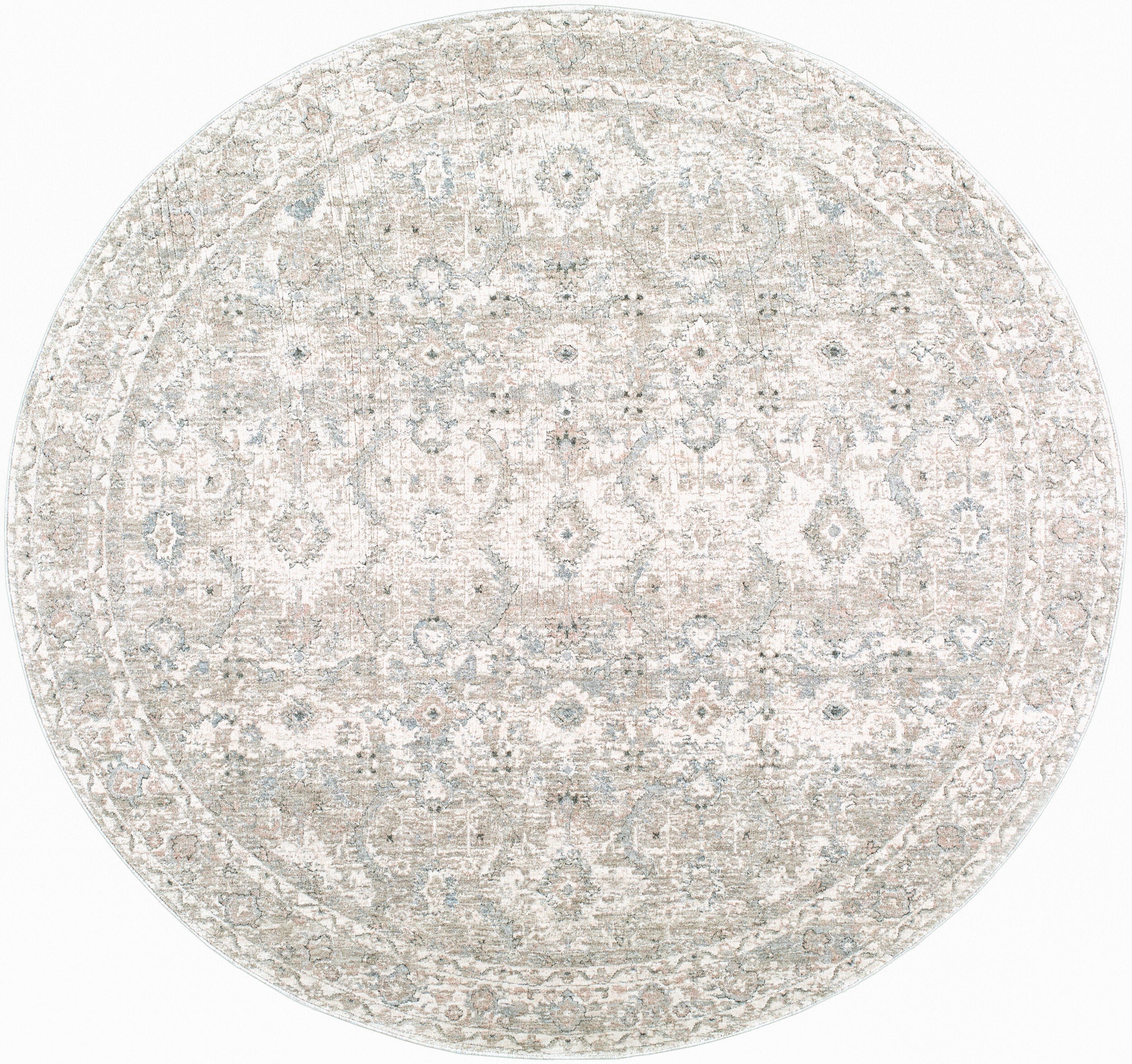 Livabliss Poetry POI-2304 Light Slate Area Rug by LIVABLISS