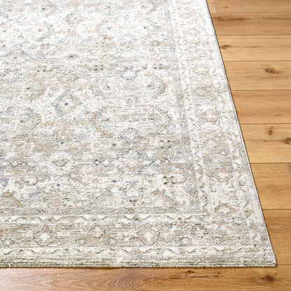Livabliss Poetry POI-2304 Light Slate Area Rug by LIVABLISS