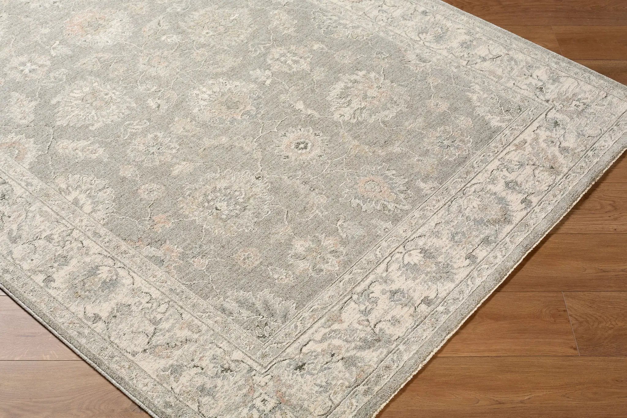 Poetry POI-2305 Light sage Area Rug by LIVABLISS