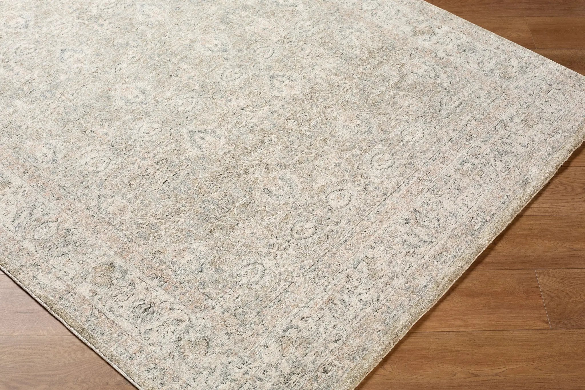 Poetry POI-2307 Cream Area Rug by LIVABLISS