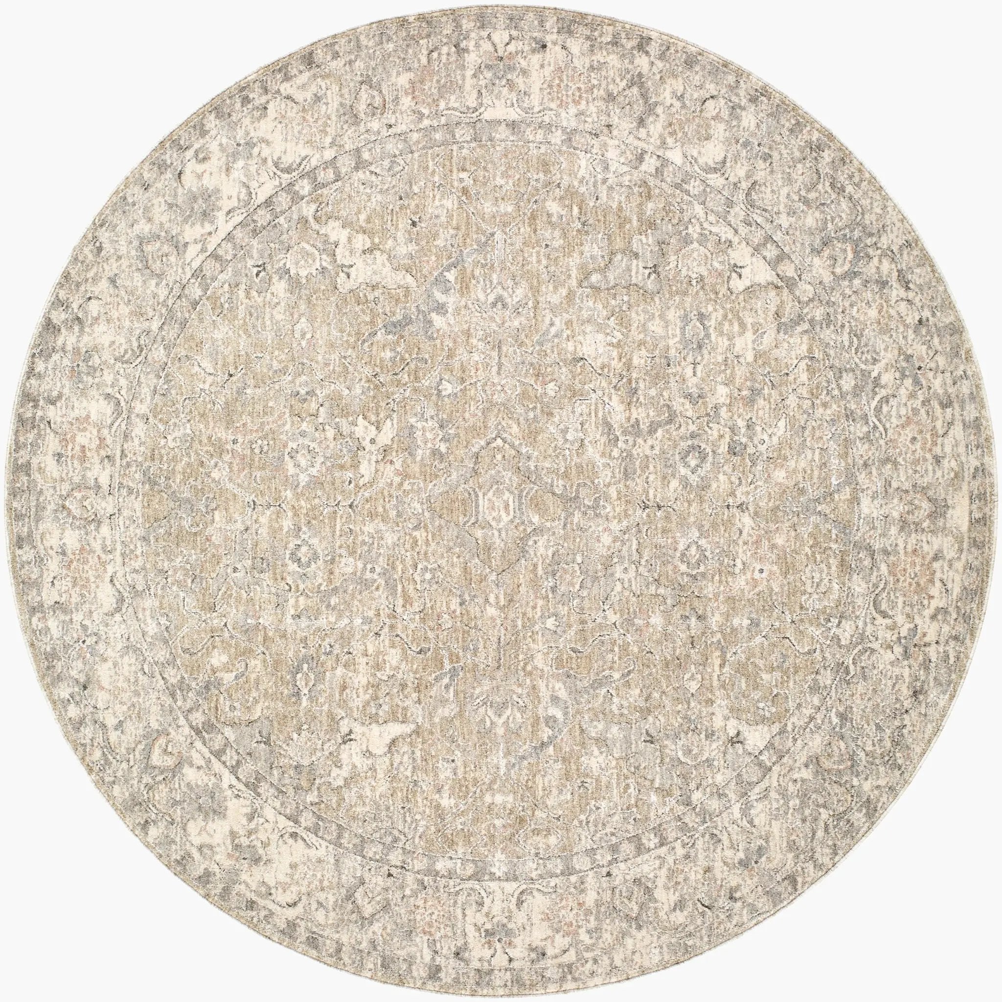 Poetry POI-2308 Cream Area Rug by LIVABLISS