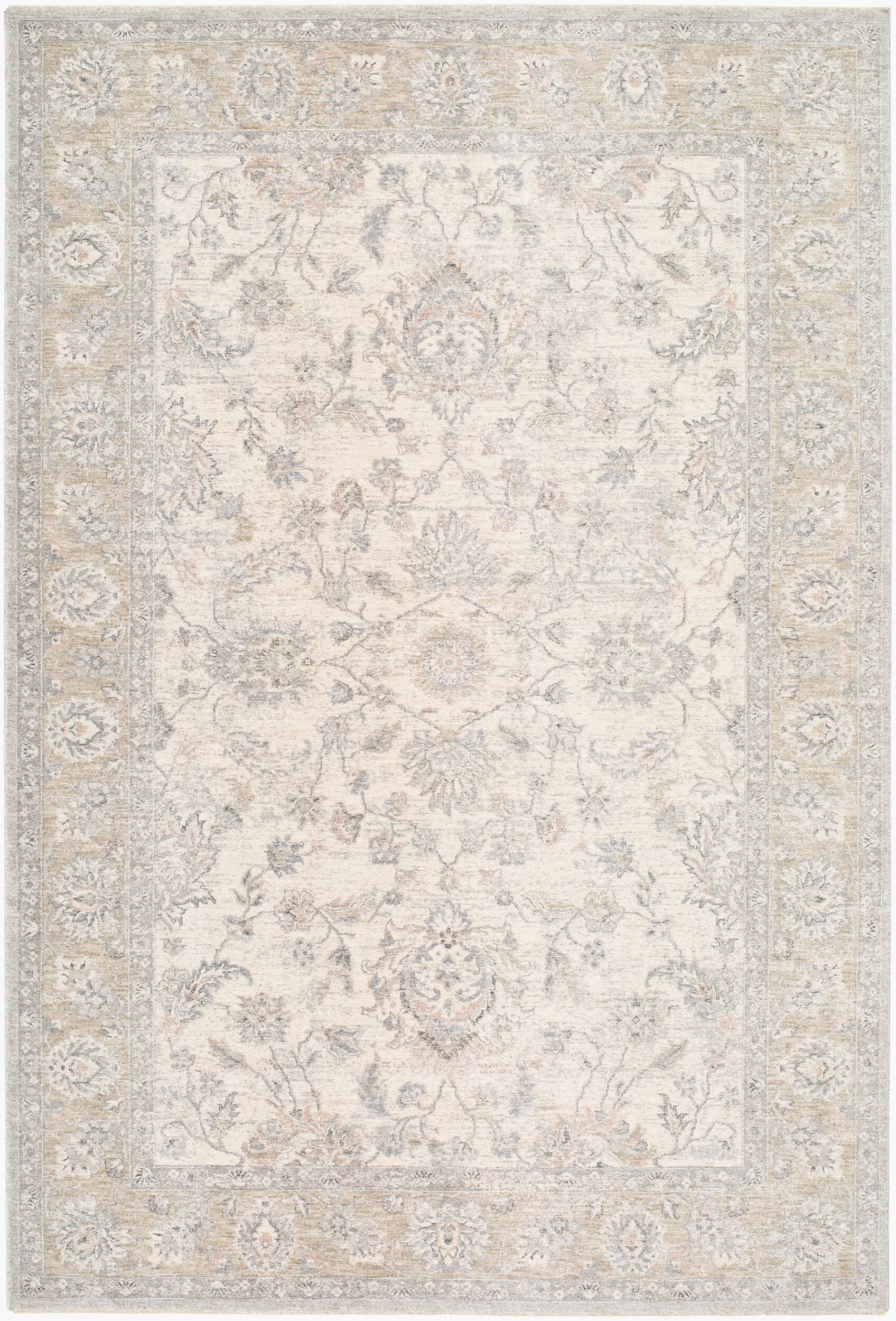 Livabliss Poetry POI-2311 Cream Area Rug
