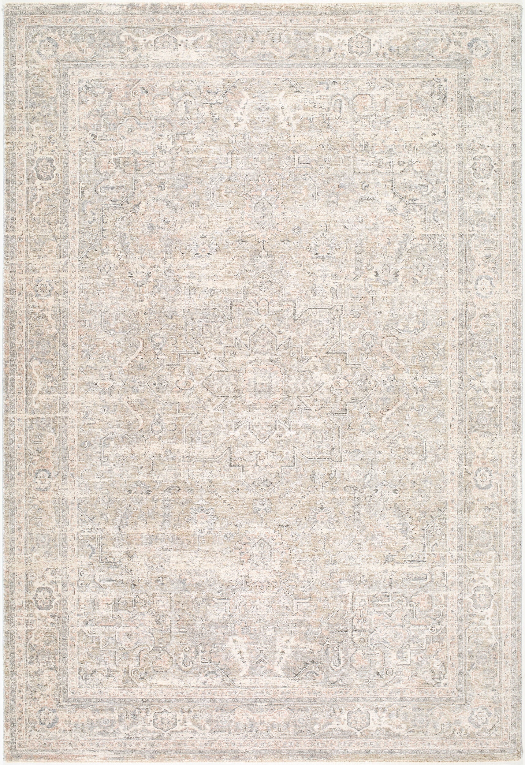 Livabliss Poetry POI-2312 Cream Area Rug