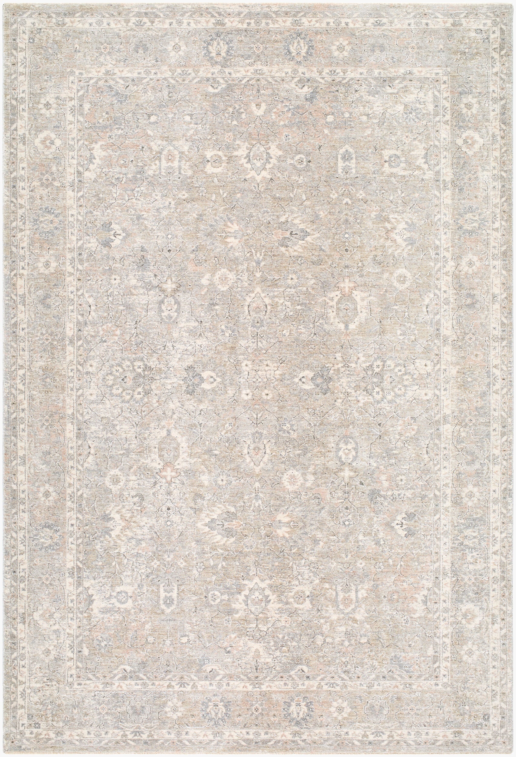 Livabliss Poetry POI-2313 Cream Area Rug