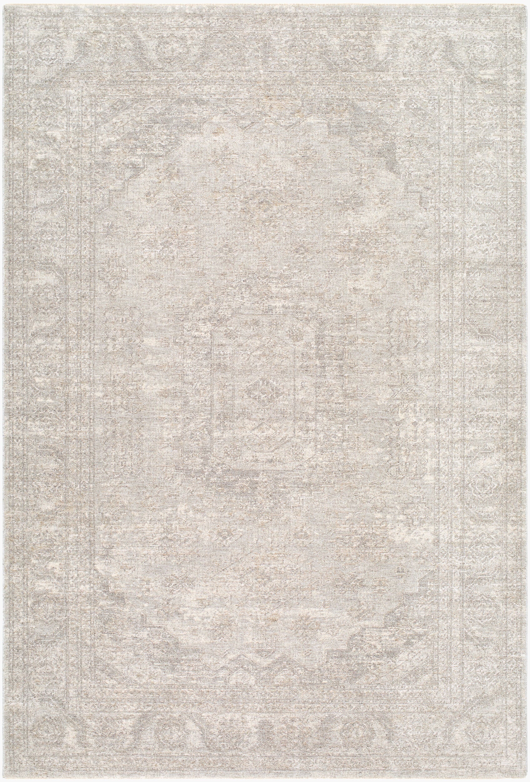 Livabliss Poetry POI-2317 Light Gray Area Rug