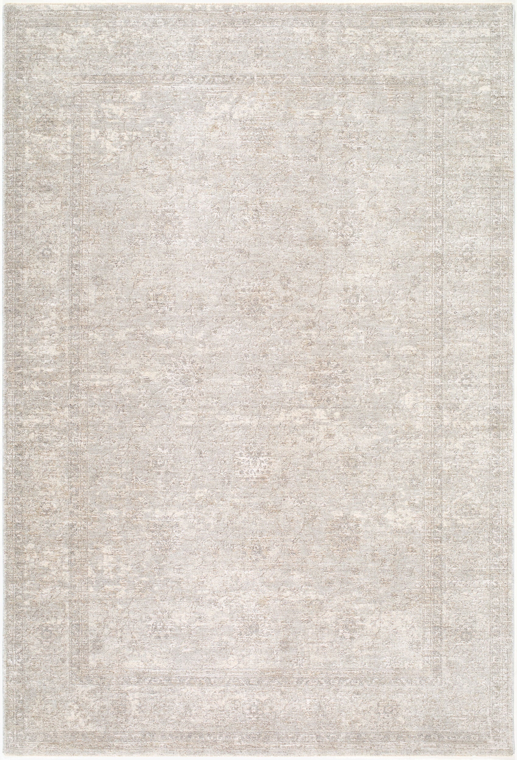 Livabliss Poetry POI-2319 Light Gray Area Rug