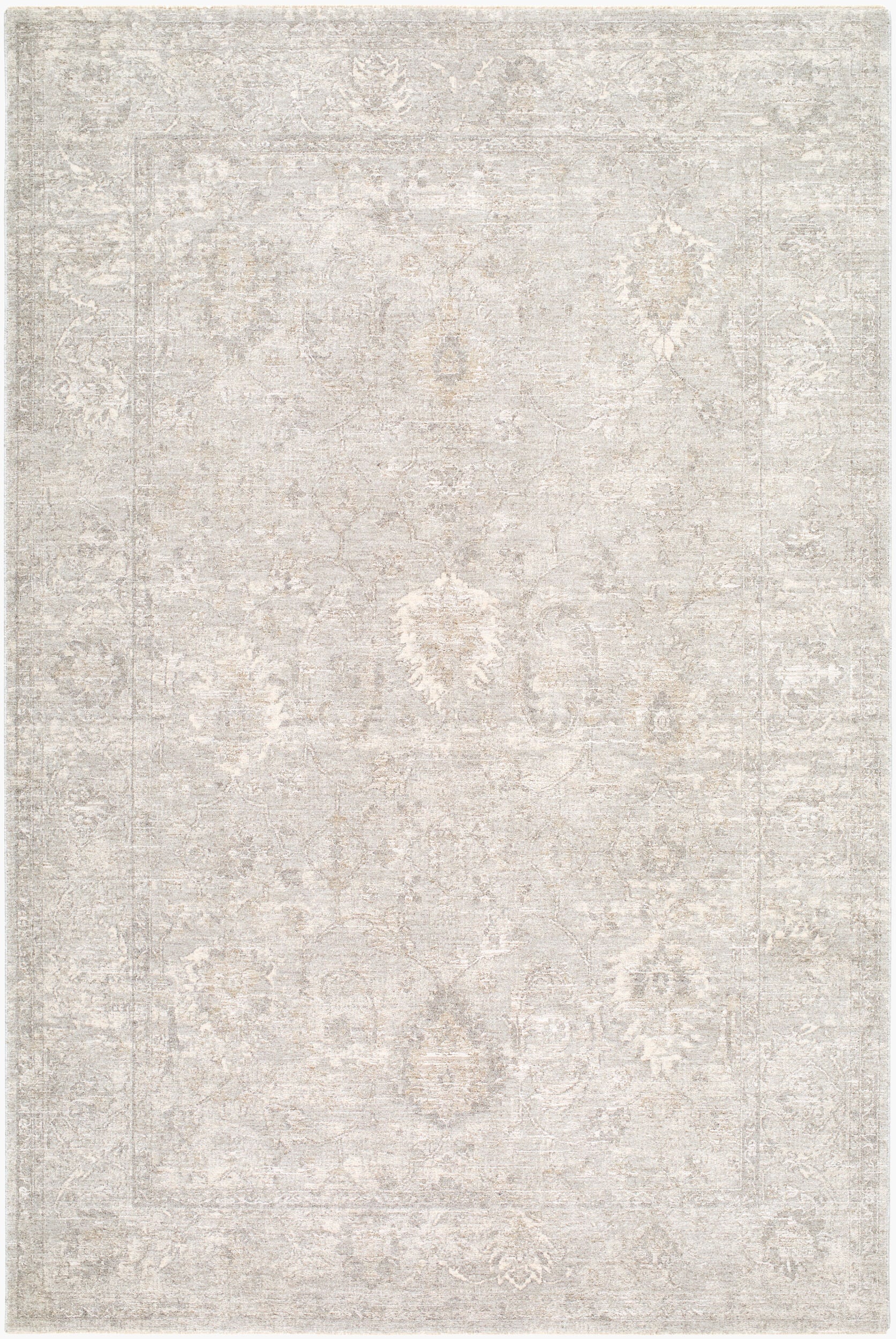 Livabliss Poetry POI-2321 Light Gray Area Rug