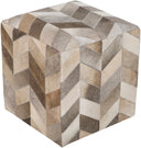 Surya Appalachian POUF-242 Furniture Ottoman by LIVABLISS