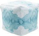 Surya Agua POUF-1033 Textiles Pouf by LIVABLISS