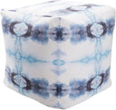 Surya Agua POUF-1051 Textiles Pouf by LIVABLISS