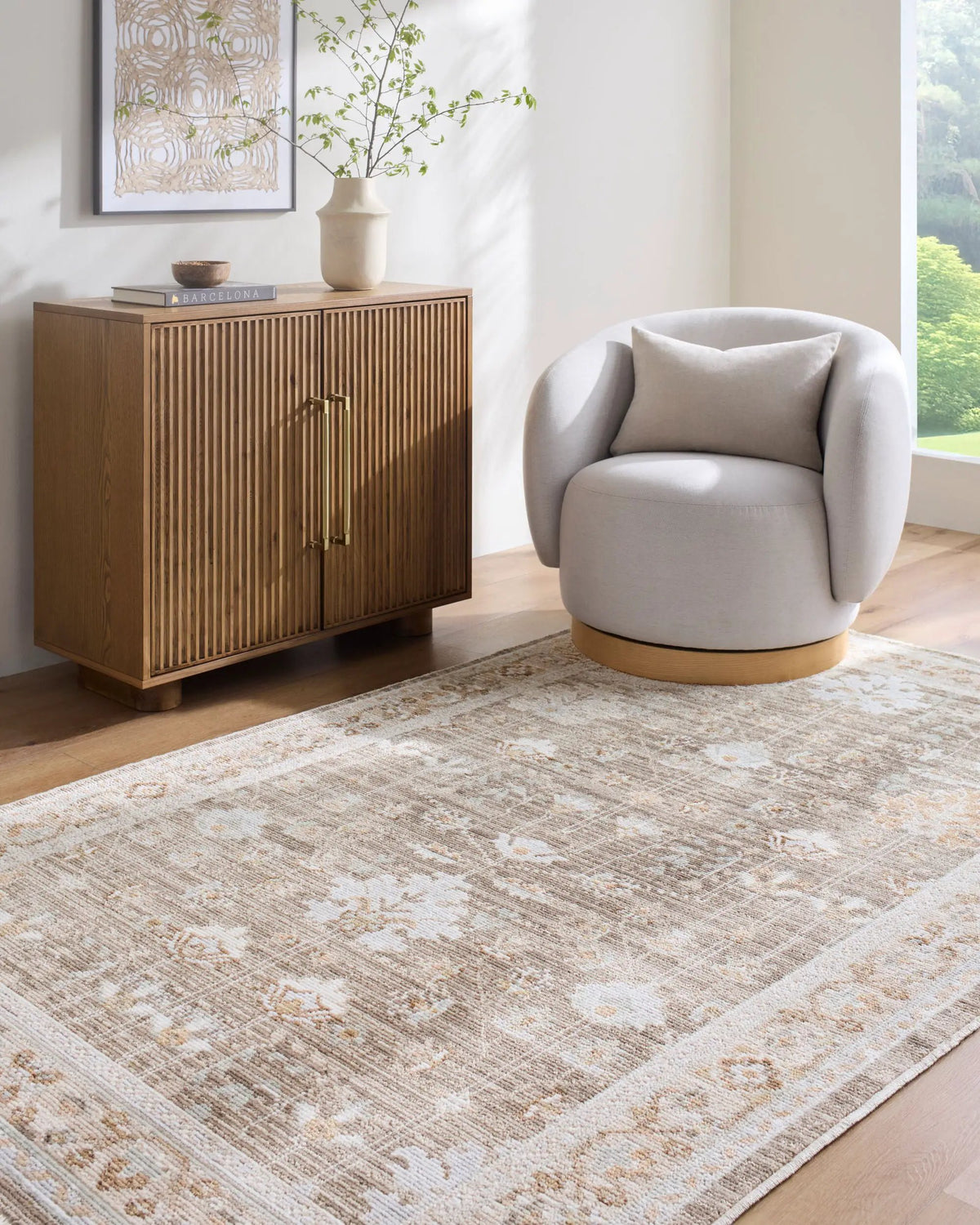 LIVABLISS Pierre Loti PPL-2302 Dark-Brown Area Rug