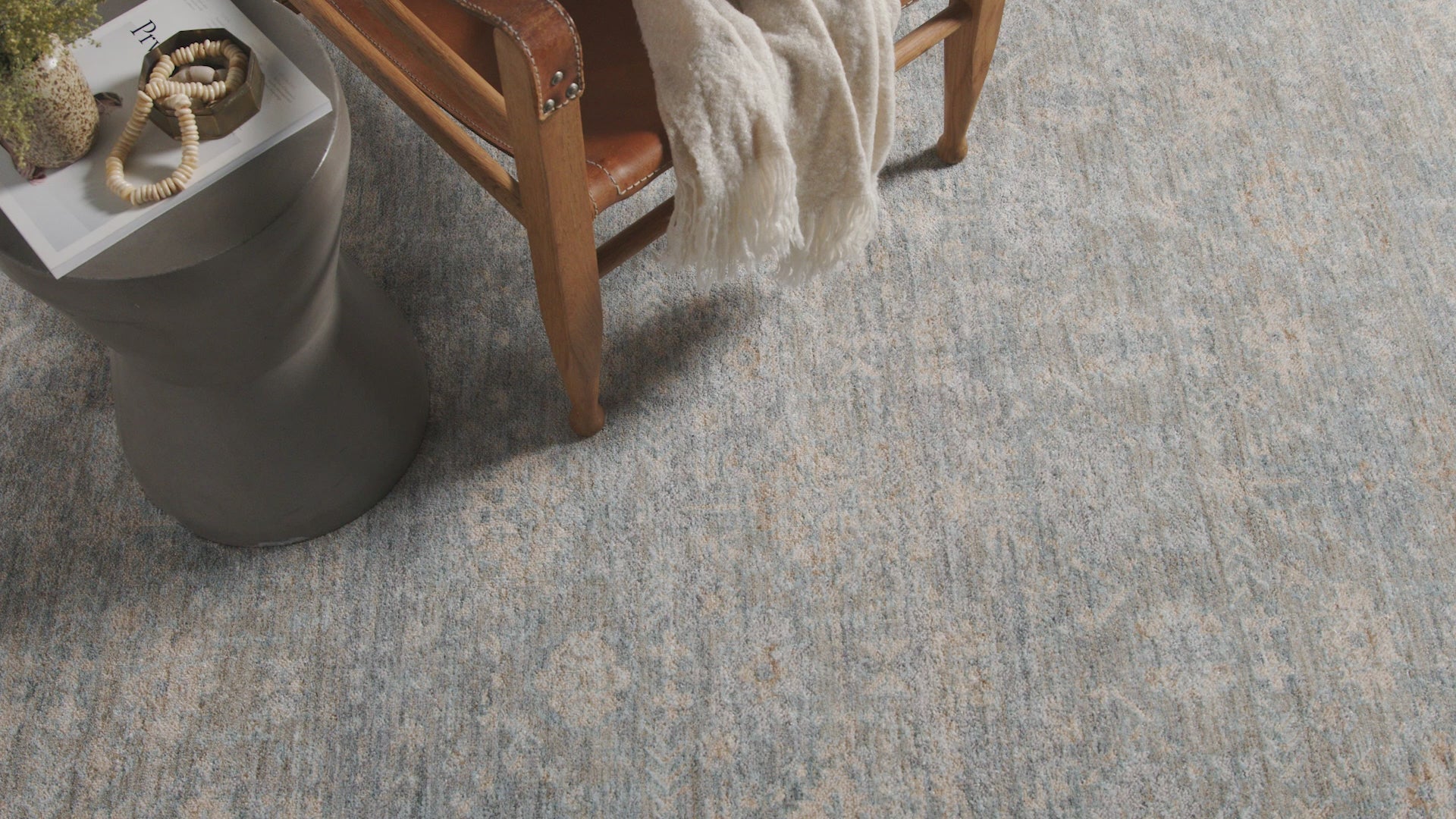 Angela Rose x Loloi Blake BLA-01 Sky / Beige Area Rug