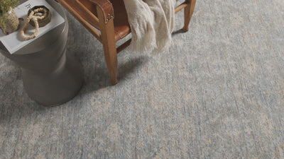 Angela Rose x Loloi Blake BLA-01 Sky / Beige Area Rug