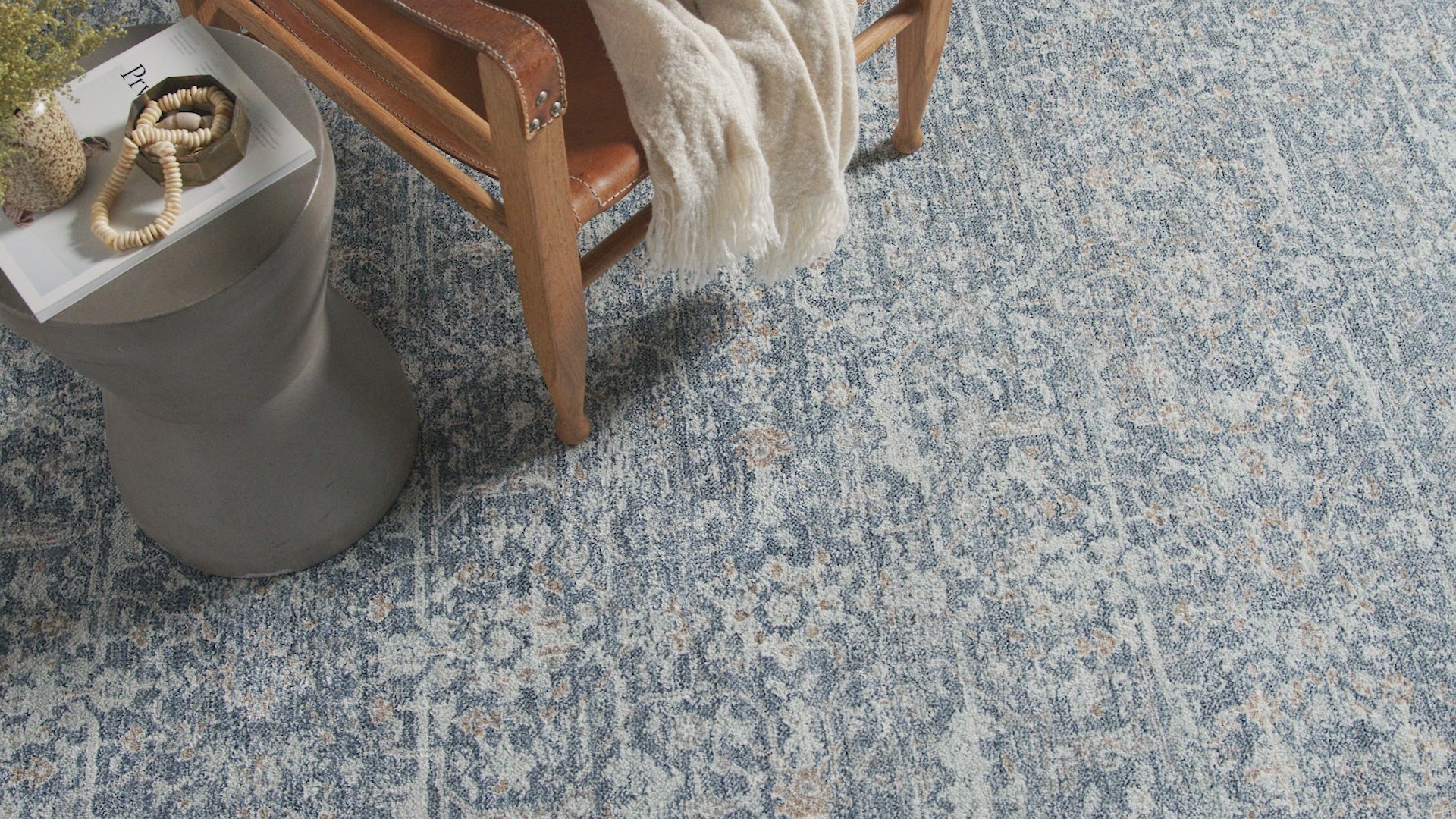 Angela Rose x Loloi Blake BLA-03 Denim / Taupe Area Rug