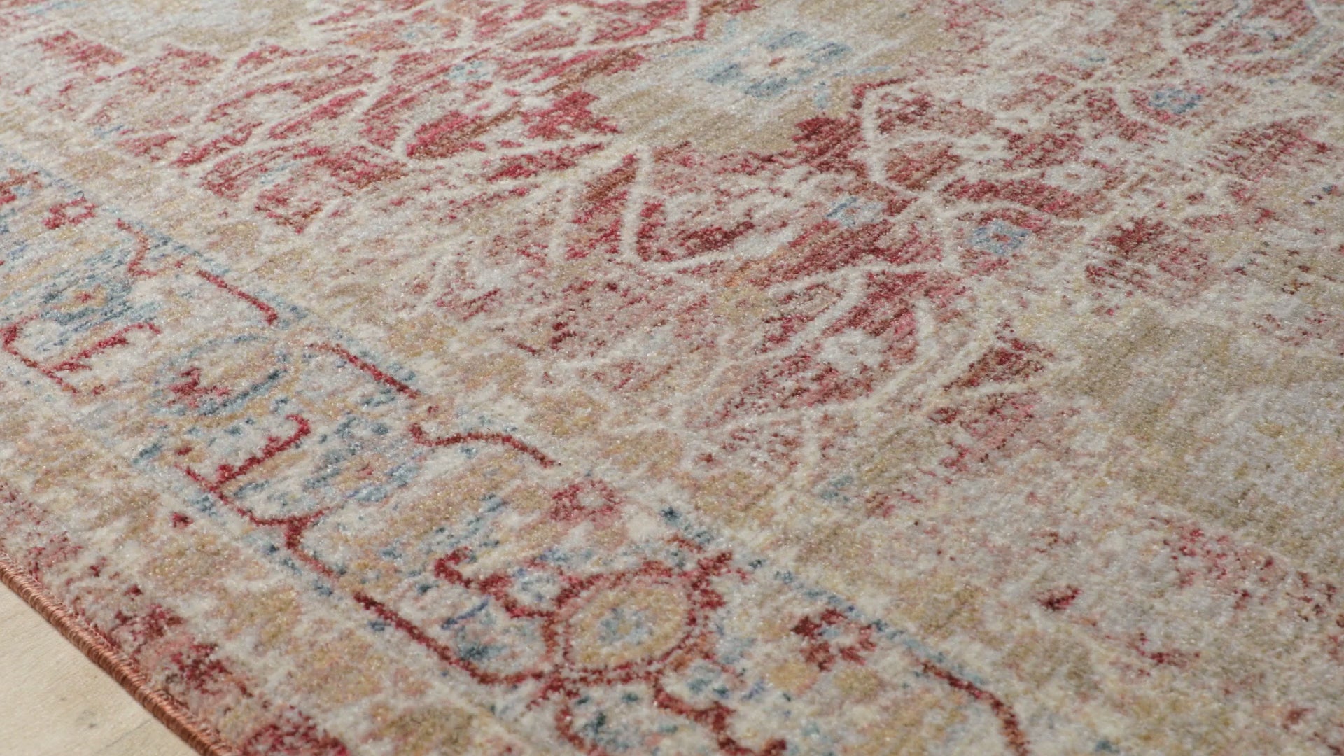 Loloi Claire CLE-01 Red / Ivory Area Rug