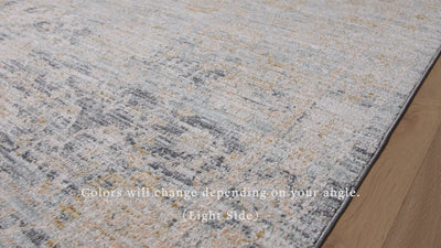Jean Stoffer x Loloi Katherine KES-02 Ocean / Coral Area Rug