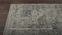 Loloi Hathaway HTH-05 Steel / Ivory Area Rug