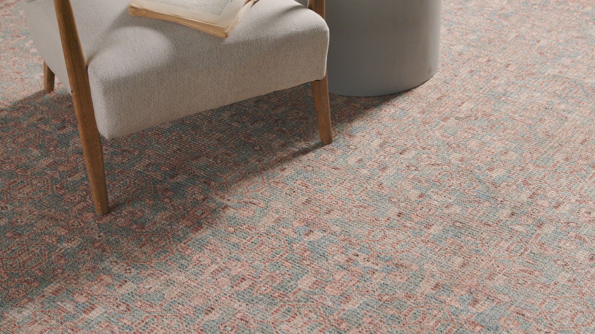 Angela Rose x Loloi Aubrey AUB-04 Blue / Terracotta Area Rug