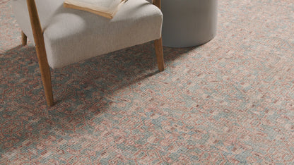 Angela Rose x Loloi Aubrey AUB-04 Blue / Terracotta Area Rug